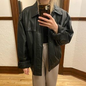Vintage leather jacket
